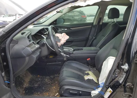 2019 Honda Civic Touring from USA, damaged, VIN JHMFC1F98KX004531